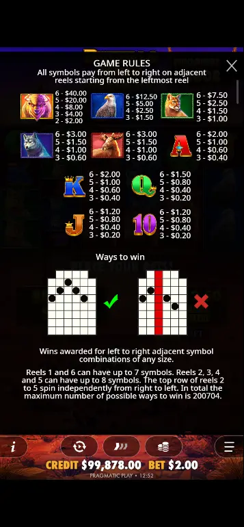 Buffalo King Megaways Pragmatic Play Free Spins with Wild multiplier meter active